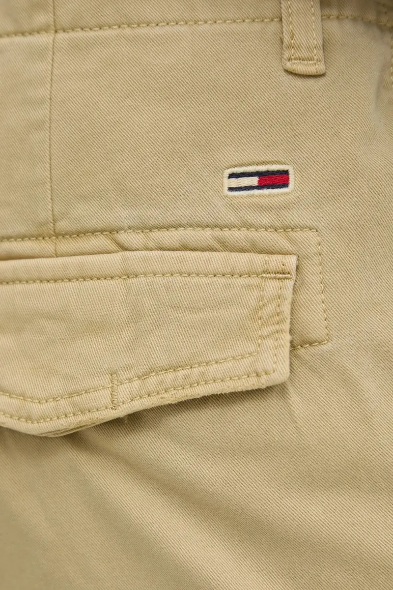 pantaloni in cotone colore verde DM0DM20293 miniatura 4