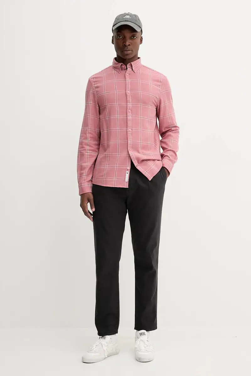 pantaloni in cotone uomo colore nero DM0DM21705 miniatura 2