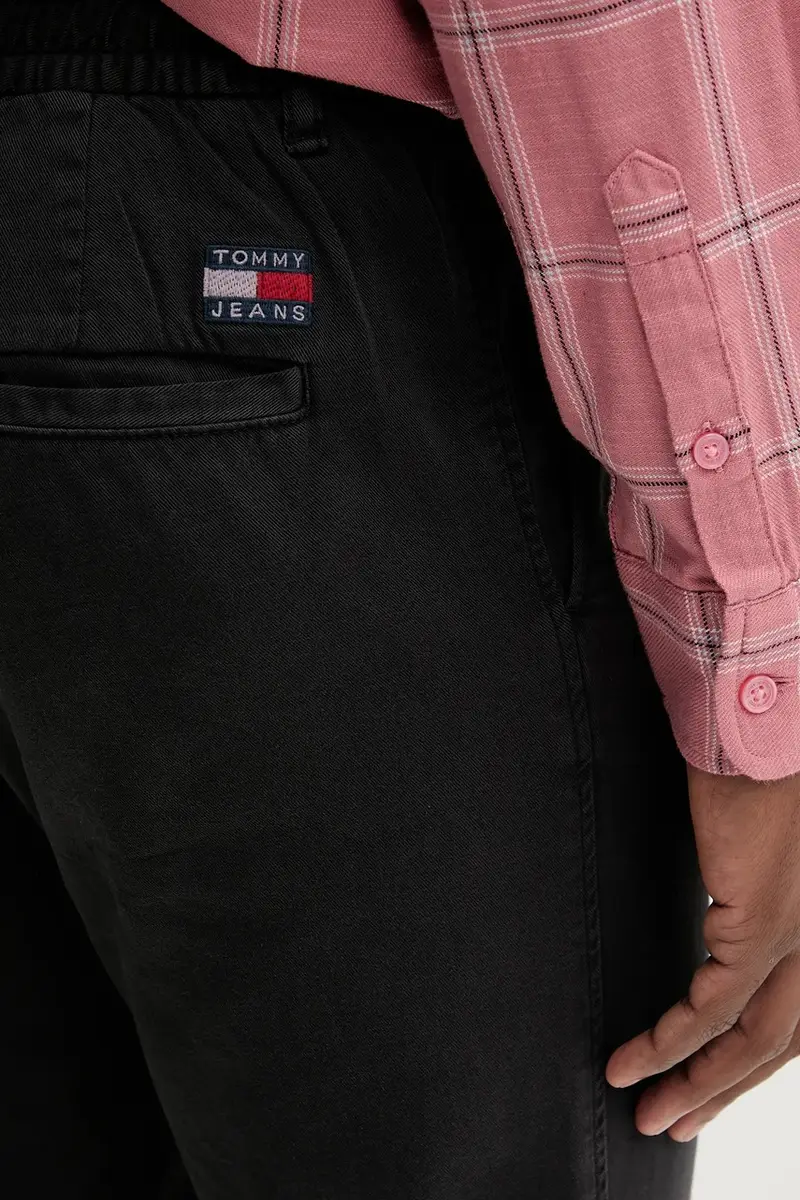 pantaloni in cotone uomo colore nero DM0DM21705 miniatura 4