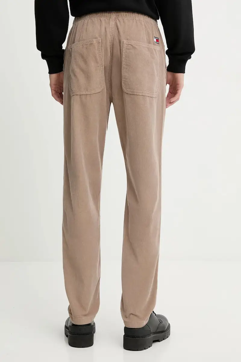 pantaloni in velluto a coste Marrone miniatura 3