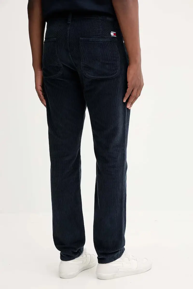 pantaloni in velluto a coste uomo colore blu navy DM0DM22242 miniatura 3