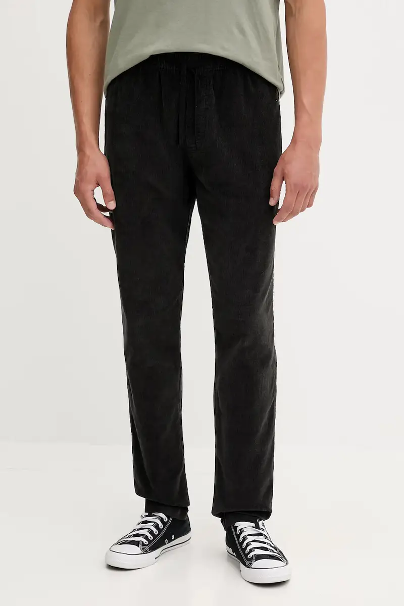 pantaloni in velluto a coste uomo colore nero DM0DM21997