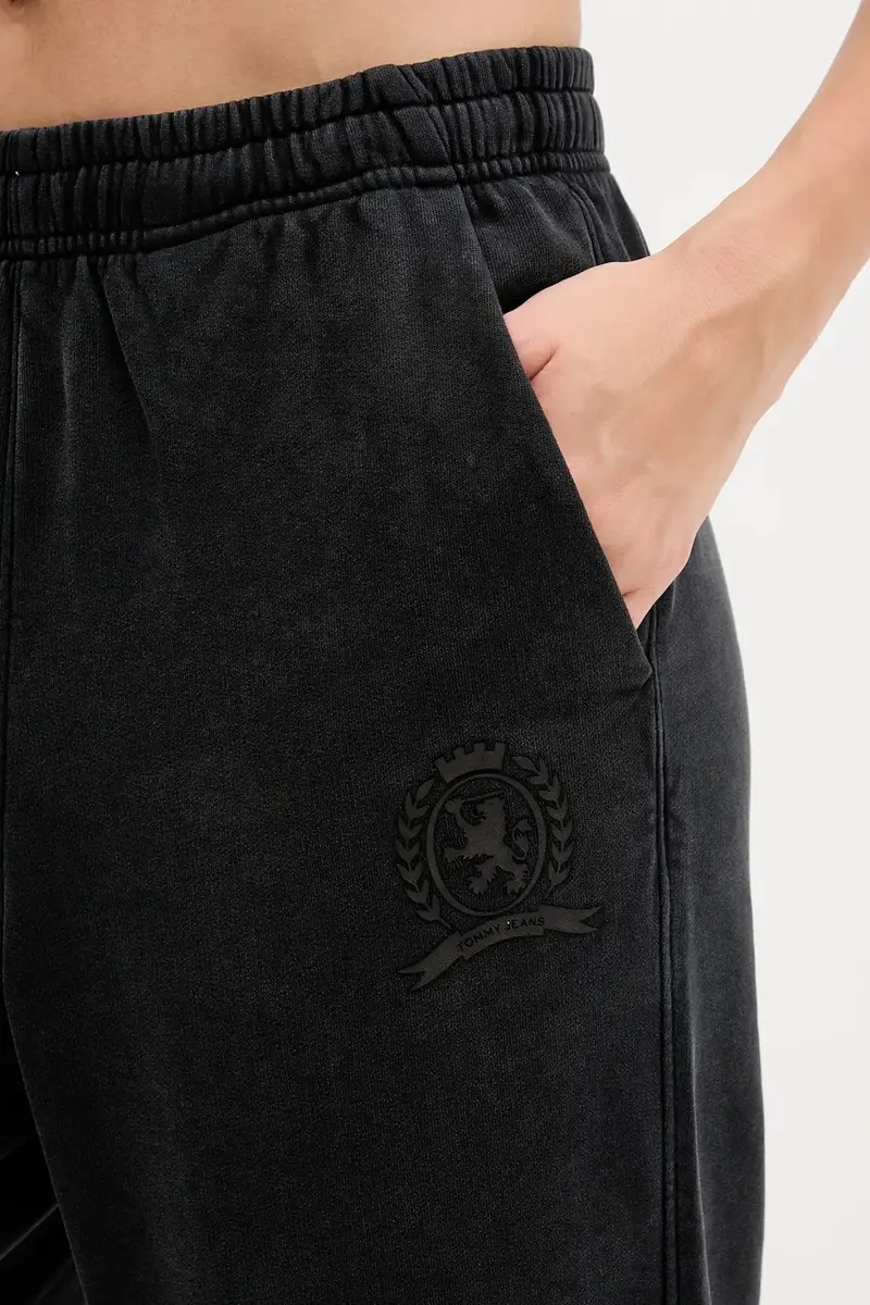 pantaloni tuta di cotone donna colore nero DW0DW21702 miniatura 4