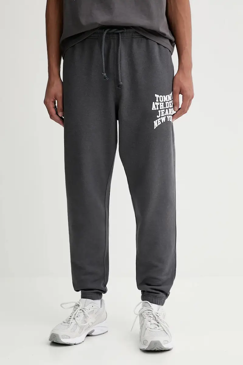 pantaloni tuta di cotone uomo colore grigio DM0DM22083