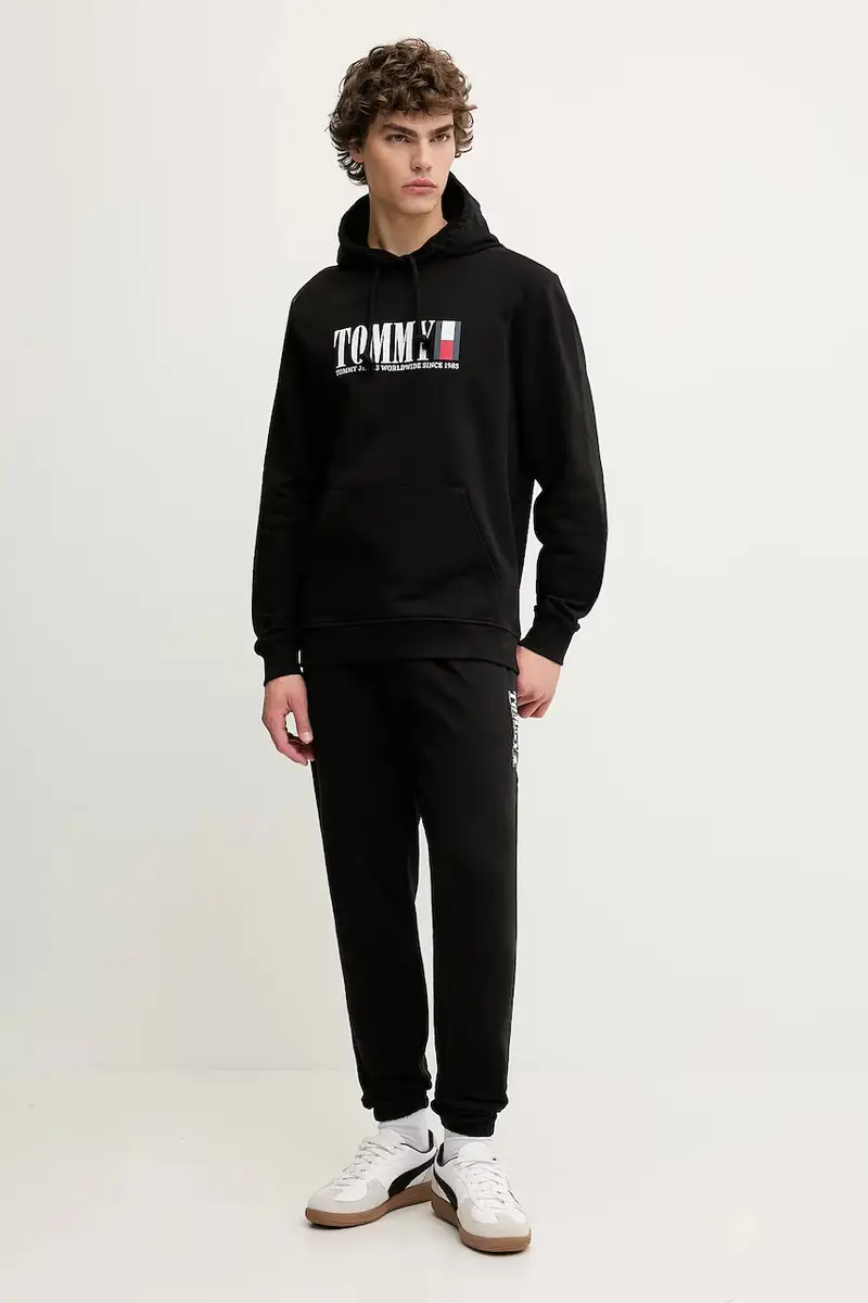 pantaloni tuta di cotone uomo colore nero DM0DM22145 miniatura 2