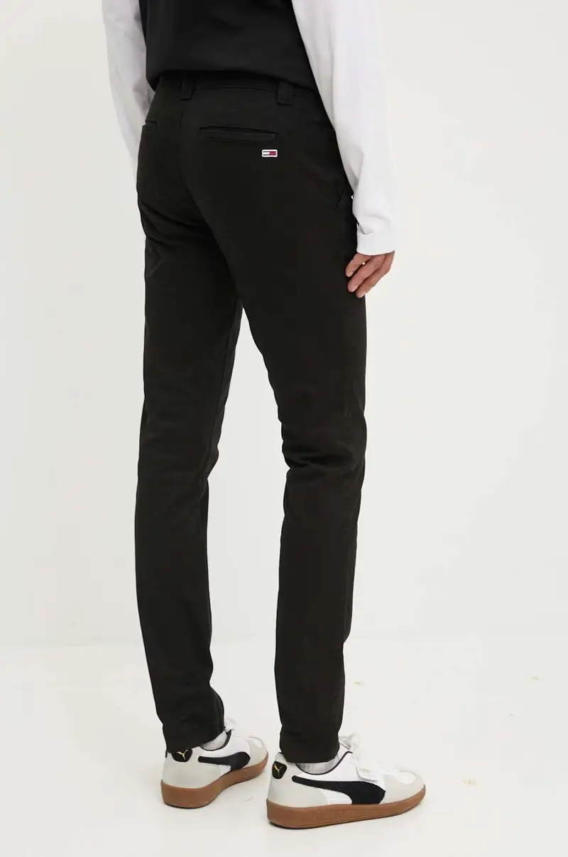 pantaloni uomo colore blu navy Nero miniatura 3