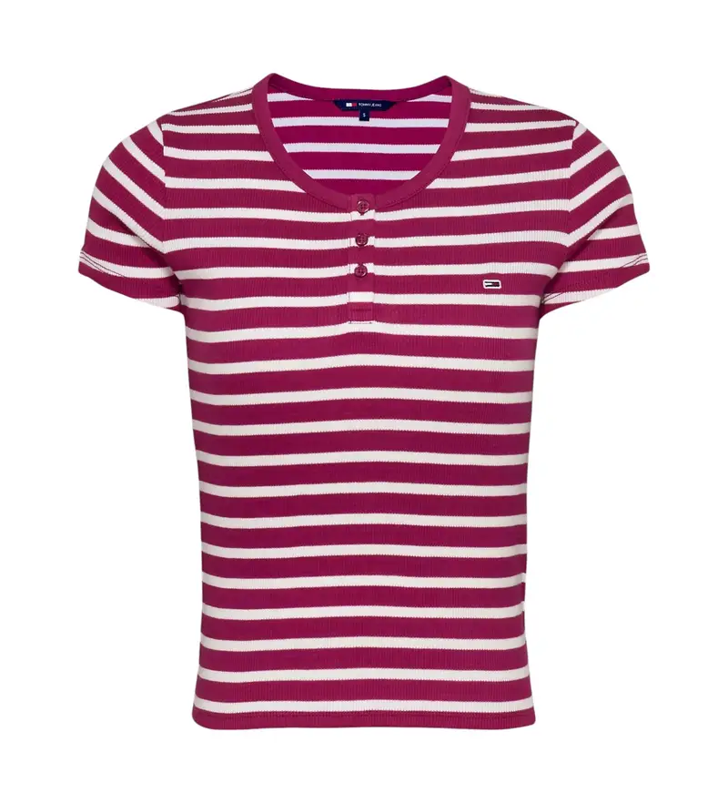 Tommy Jeans T-shirt Donna Bordeaux 4046173
