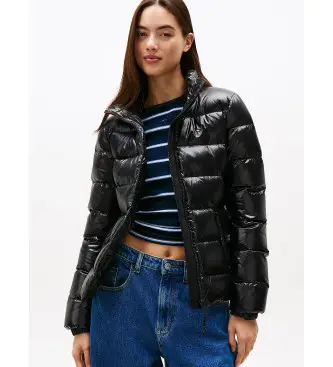 per donna DW0DW21618 Piumino nero (S), Casual, Sostenibile, Nylon riciclato