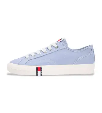 per donna EN0EN02956 Sneakers in tela d'archivio con logo blu (38), Basso, Stringhe, Casual