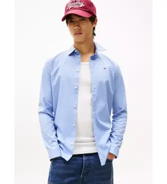 per uomo DM0DM04405 Popel lavanda n Camicia elasticizzata originale (XL), Casual, Cotone, Manica lunga