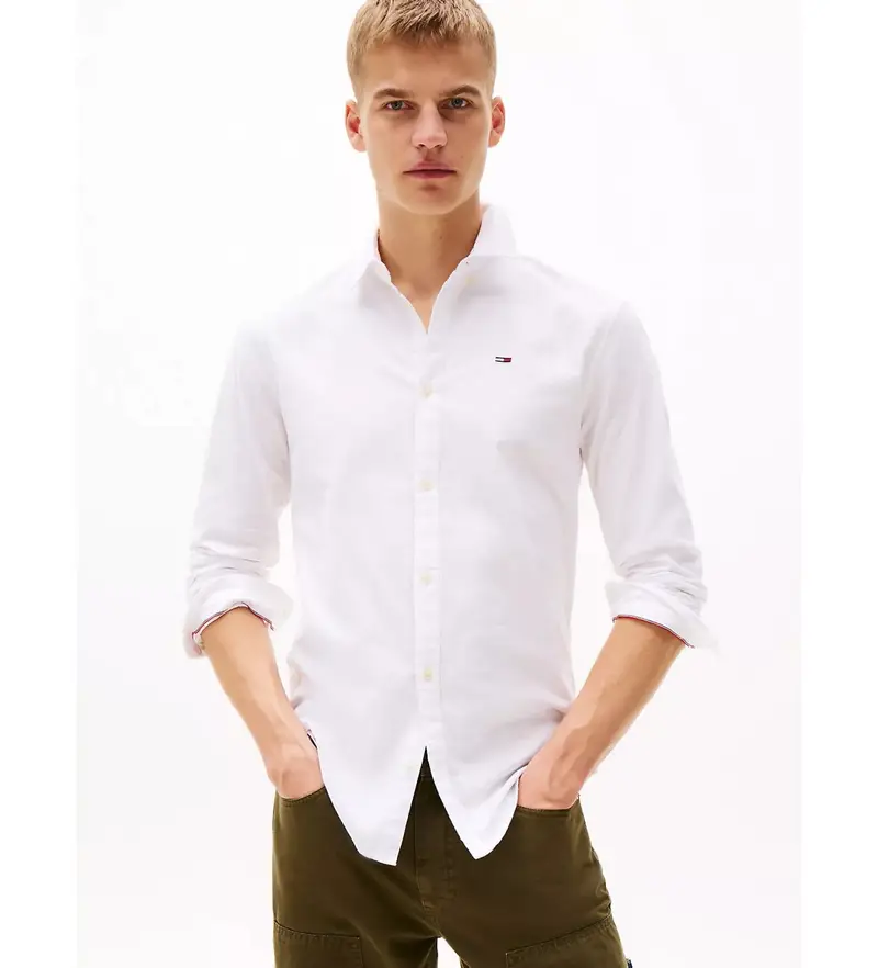 Tommy Jeans Oxford Uomo Bianco 4036303