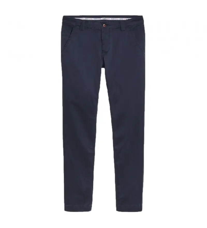 per uomo DM0DM09595 Pantaloni chino Scanton blu scuro (30/28), Casual, Cotone biologico, Sostenibile, Navy