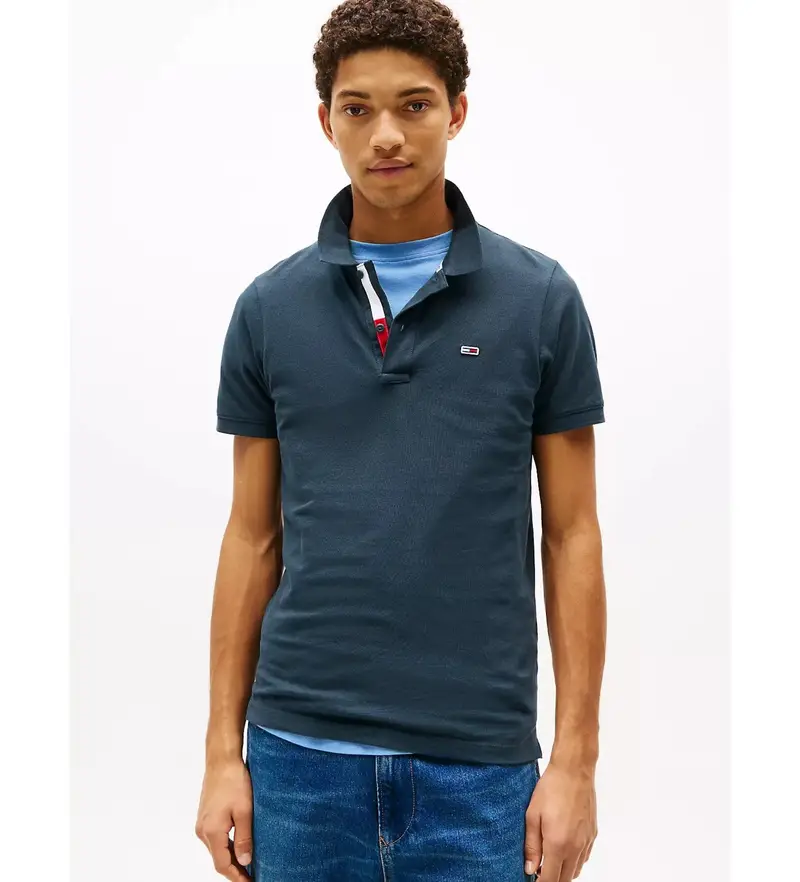 Tommy Jeans Polo Uomo Blu 4129142