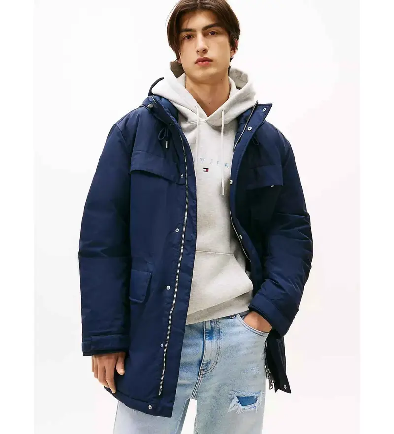 Tommy Jeans Parka Uomo Blu 4043137