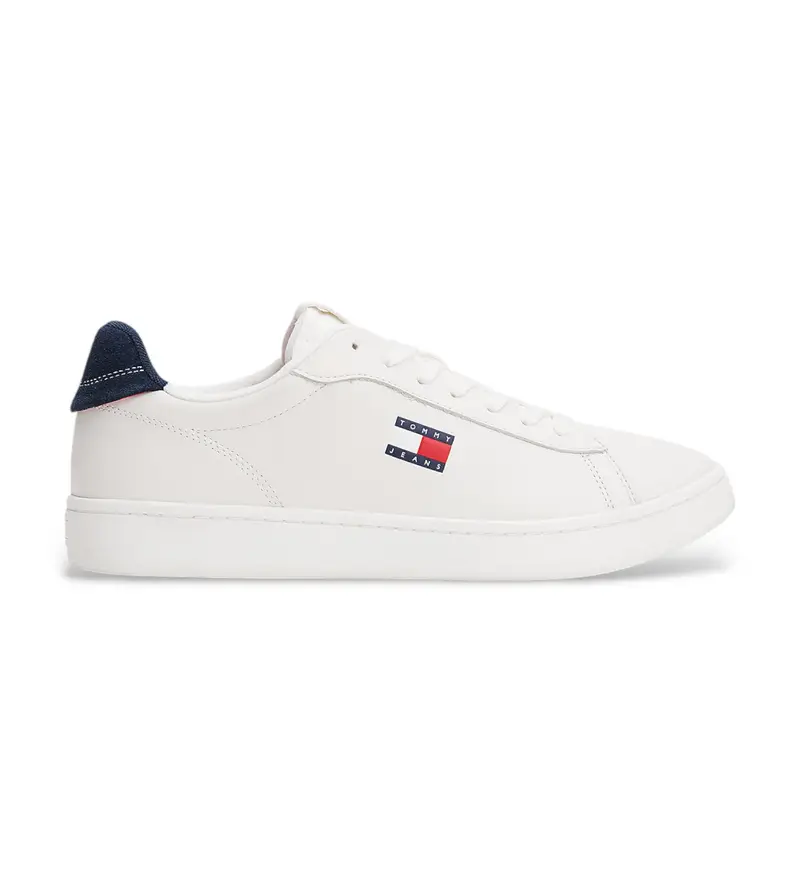 per uomo. EM0EM01596 Sneakers in pelle bianca Archive '98 (41), Bianco, Basso, Stringhe, Casual