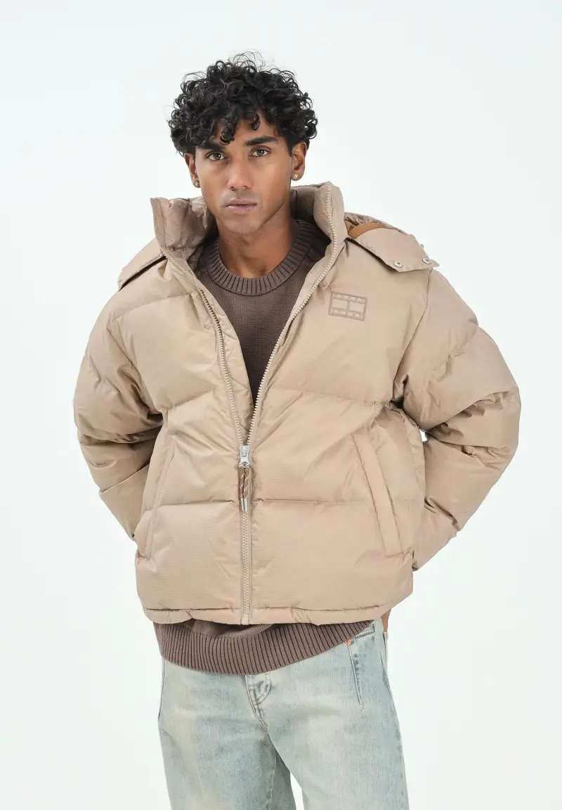 Piumino Alaska beige da uomo miniatura 2