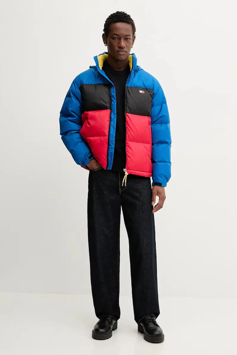 piumino colore blu navy DM0DM22117 Multicolore miniatura 2