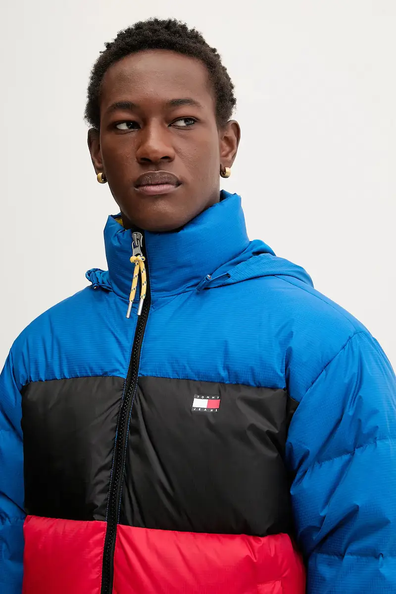 piumino colore blu navy DM0DM22117 Multicolore miniatura 4