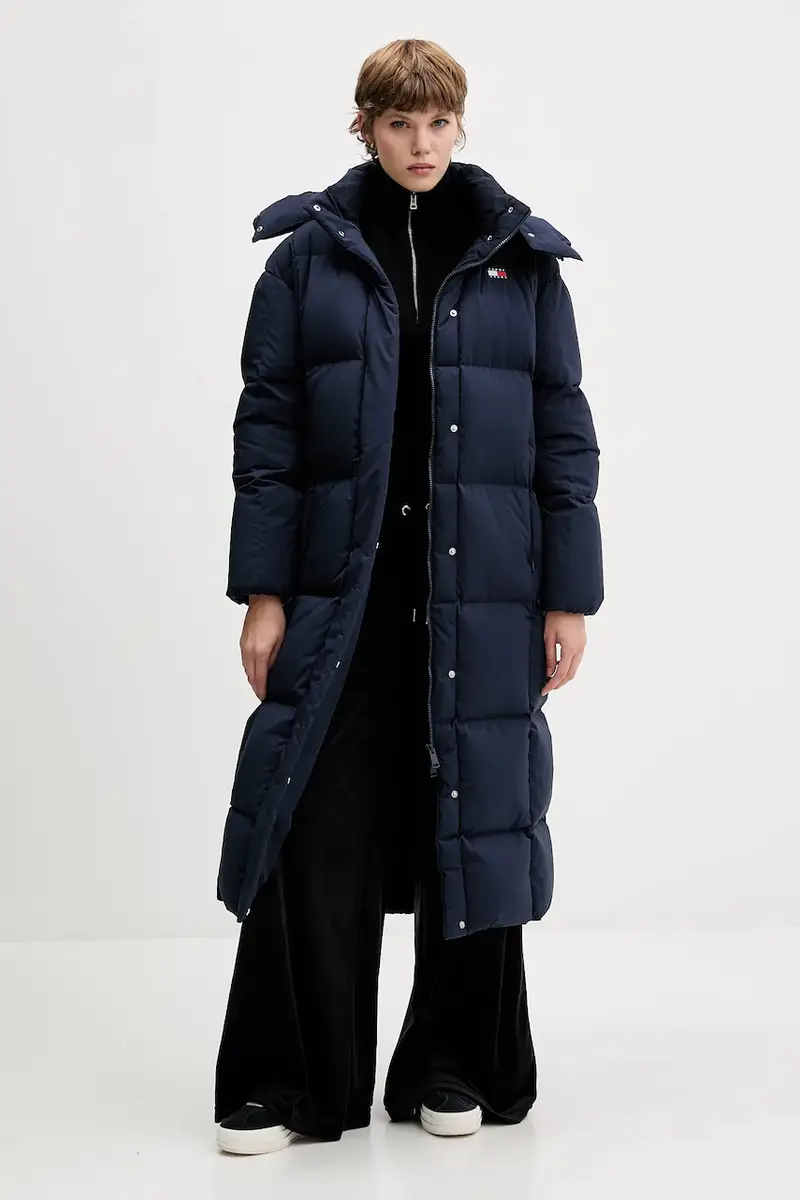 piumino colore blu navy DW0DW21977 miniatura 2