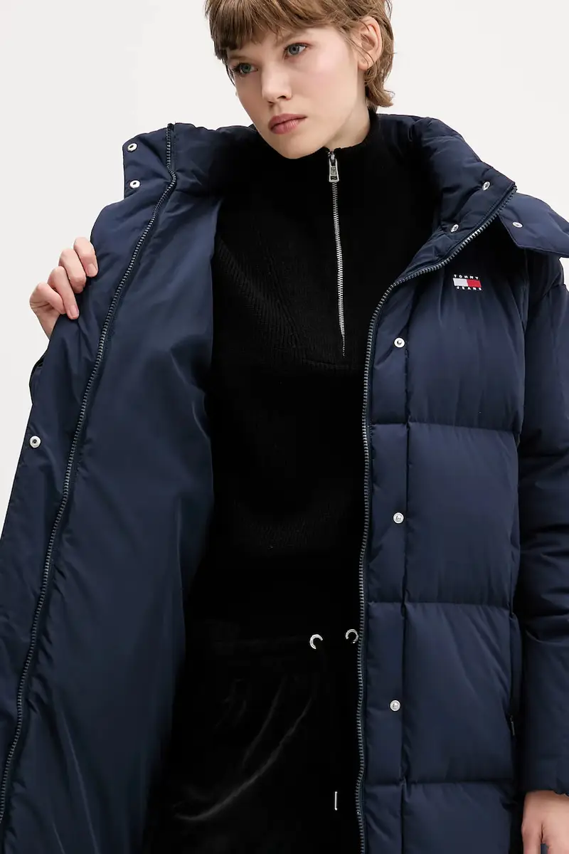 piumino colore blu navy DW0DW21977 miniatura 4