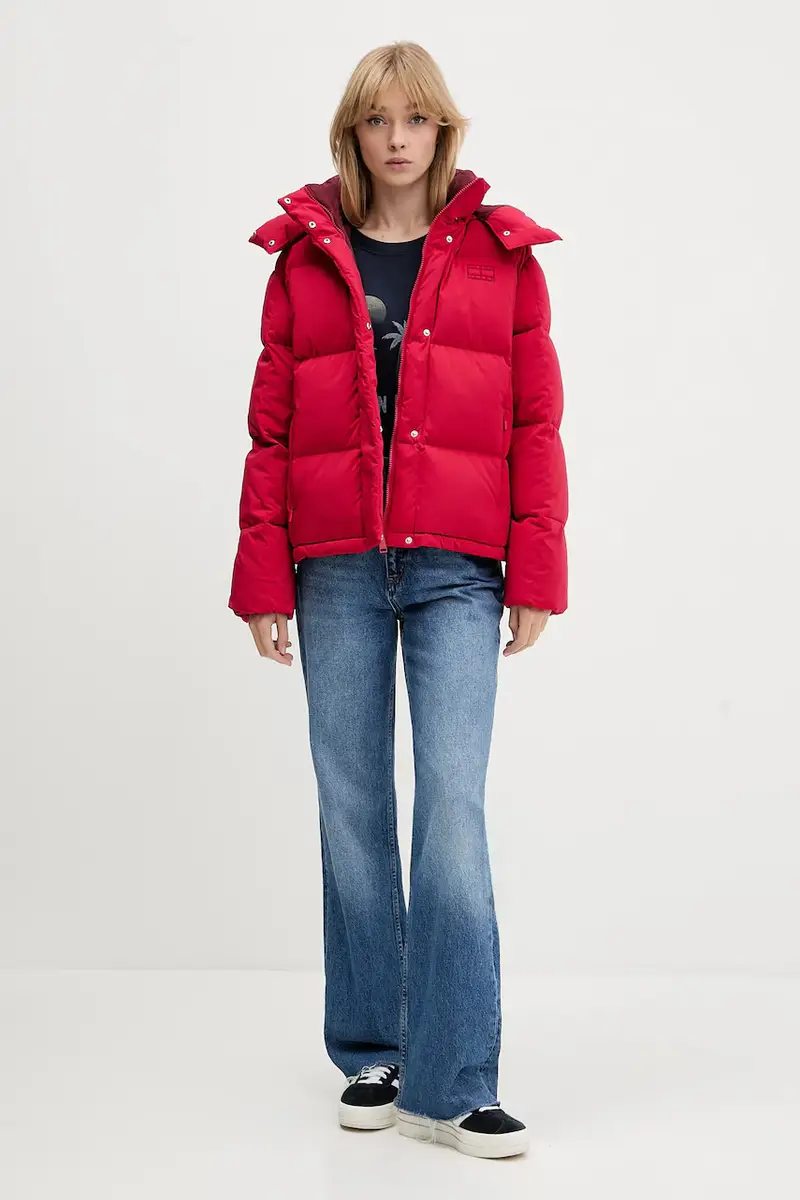 piumino colore rosso DW0DW21623 miniatura 2