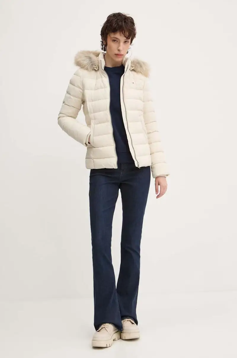 piumino donna colore beige DW0DW18312 miniatura 2