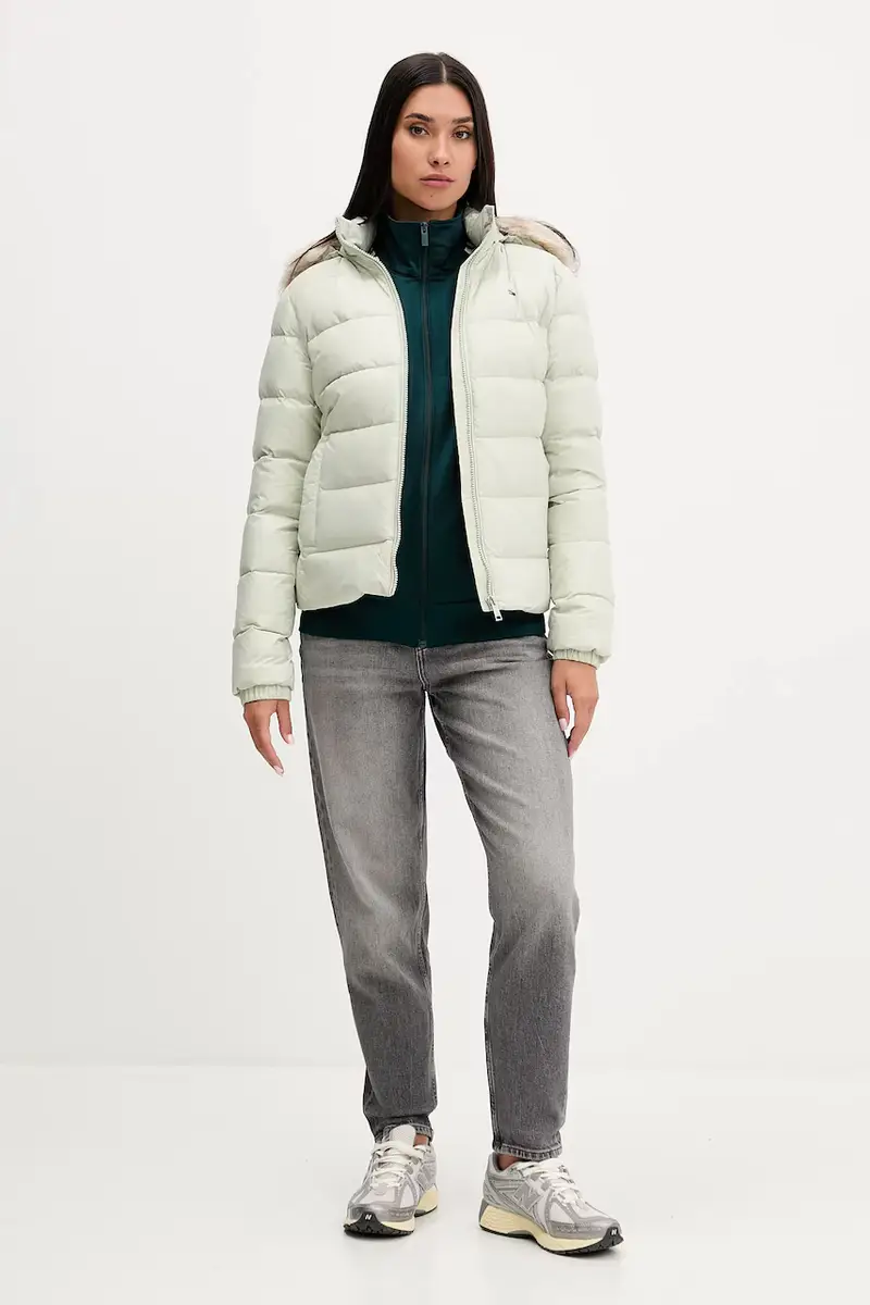 piumino donna colore beige DW0DW18312 Verde miniatura 2