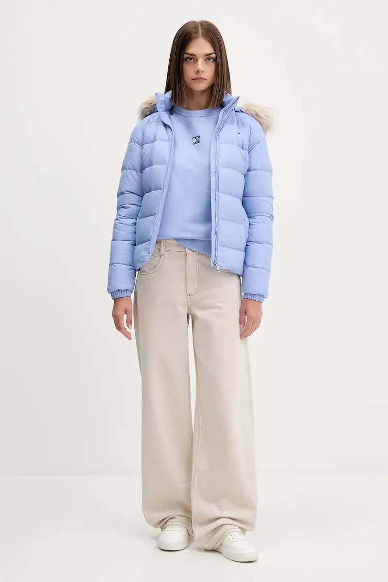 piumino donna colore beige DW0DW18312 Violetto miniatura 2