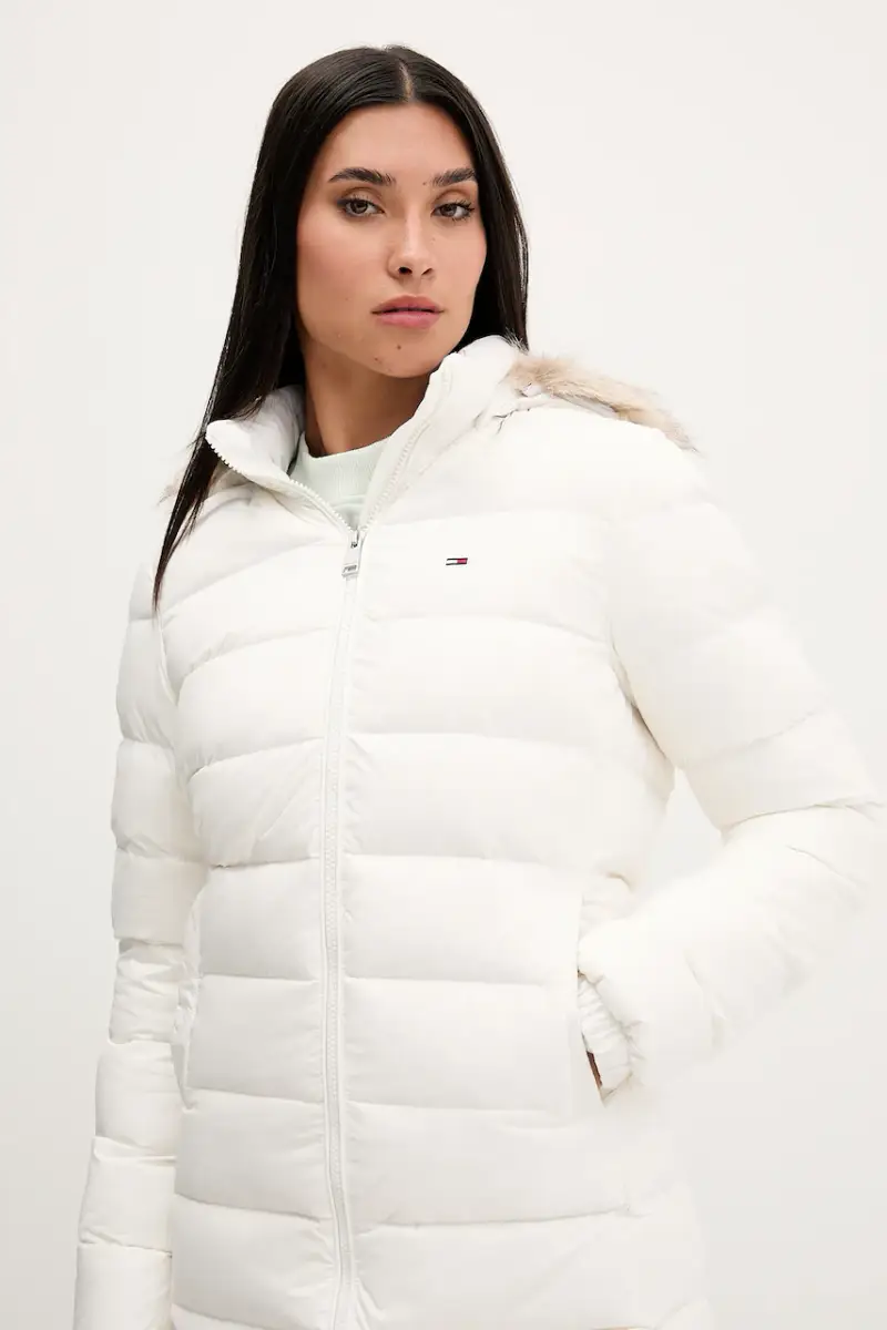 piumino donna colore beige DW0DW18864 Bianco miniatura 4