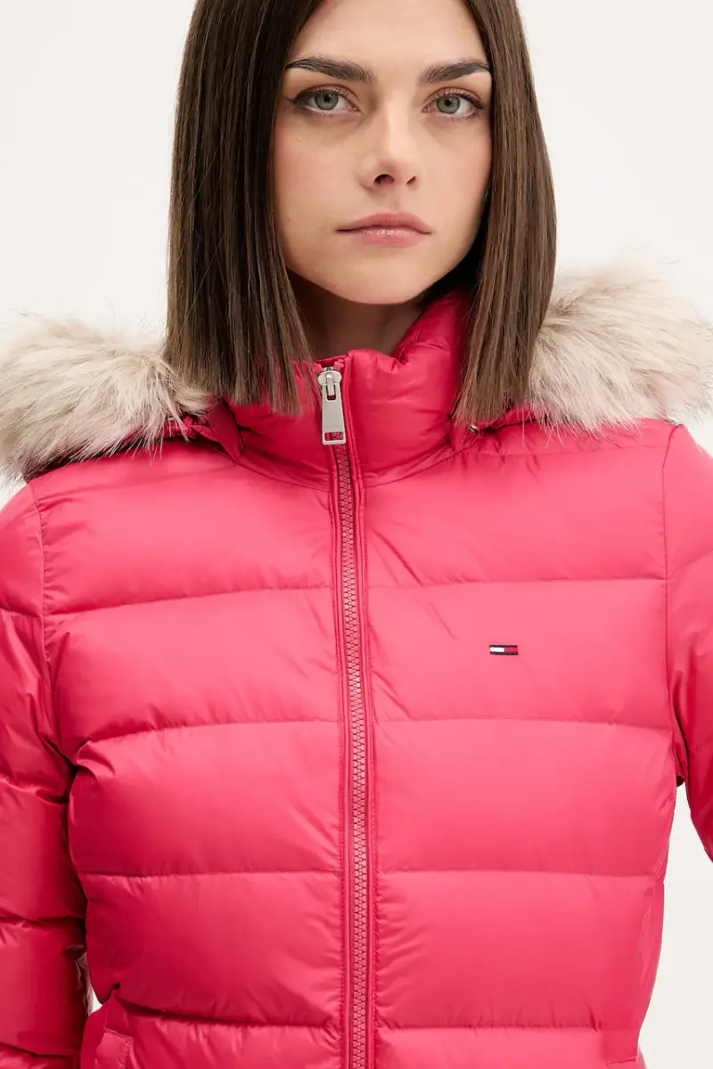 piumino donna colore beige DW0DW18864 Rosa miniatura 4