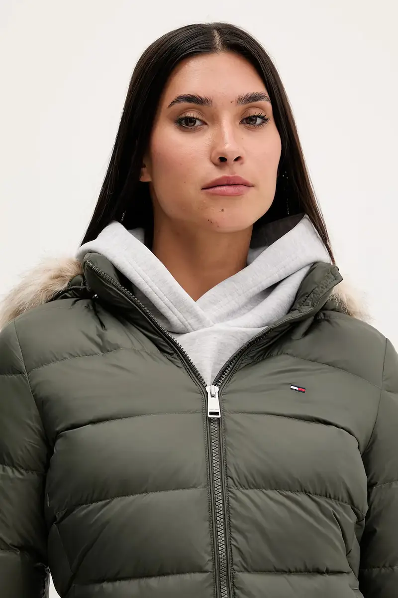 piumino donna colore beige DW0DW18864 Verde miniatura 4