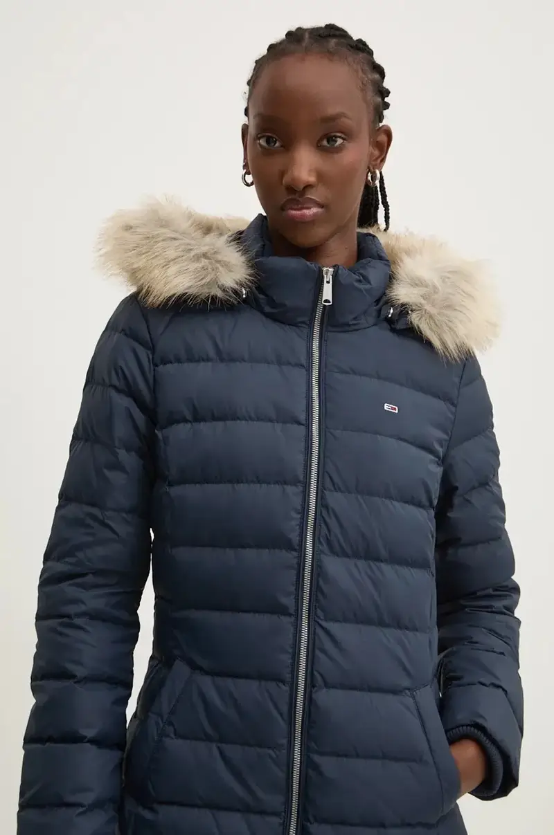 piumino donna colore blu navy DW0DW18864 miniatura 4