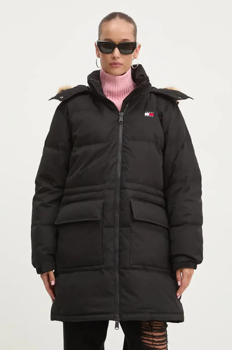 piumino donna colore nero DW0DW18821