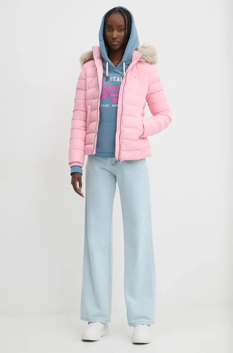 piumino donna colore rosa DW0DW18312 miniatura 2