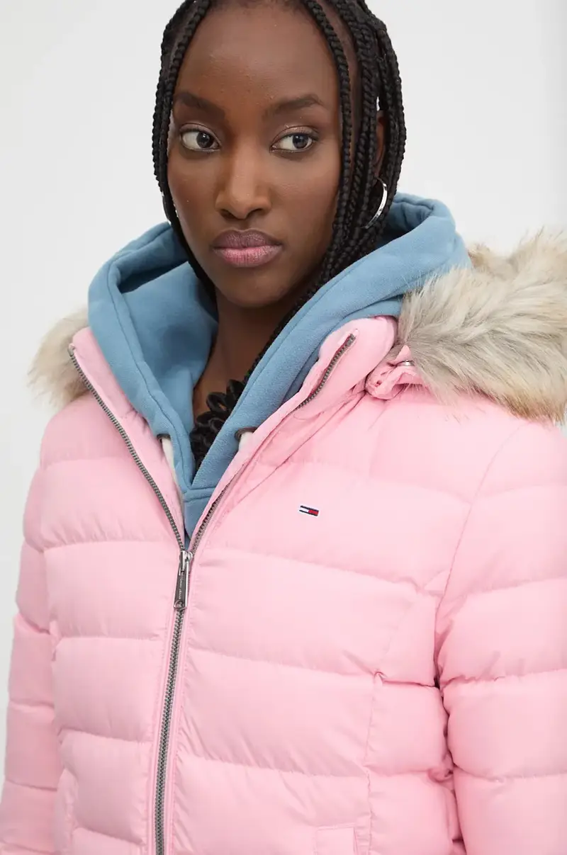 piumino donna colore rosa DW0DW18312 miniatura 4