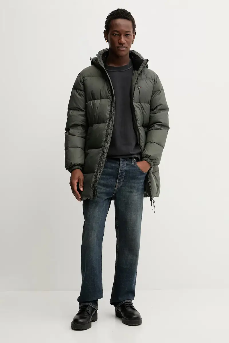 piumino uomo colore blu navy DM0DM20466 Verde miniatura 2