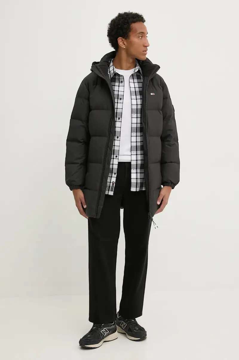 piumino uomo colore nero DM0DM20466 miniatura 2