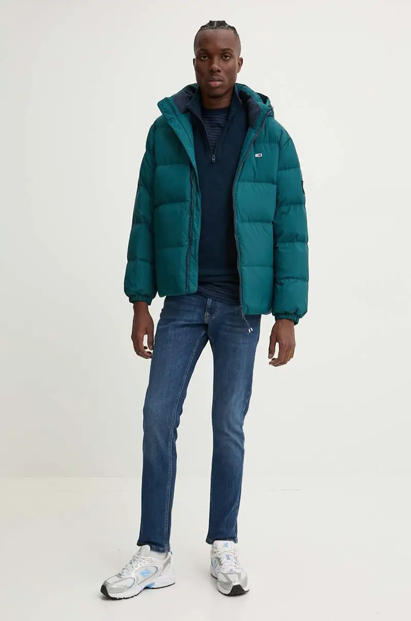 piumino uomo colore verde DM0DM19786 Turchese miniatura 2