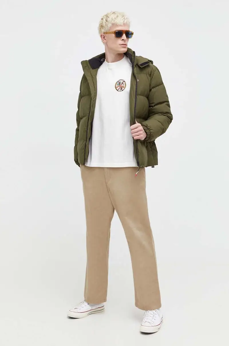 piumino uomo Verde miniatura 2