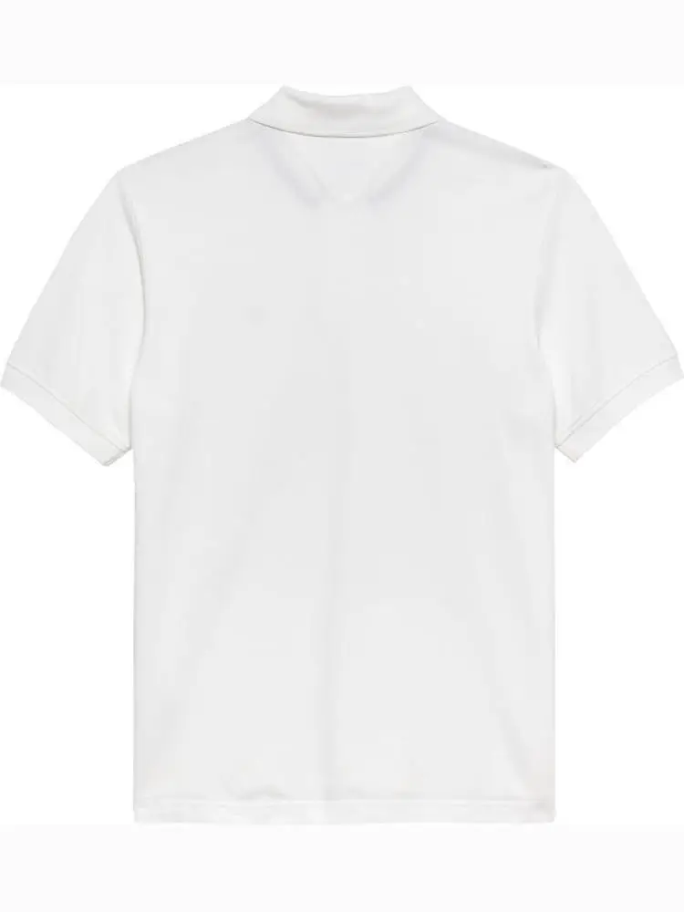 polo bianca uomo mini logo miniatura 2