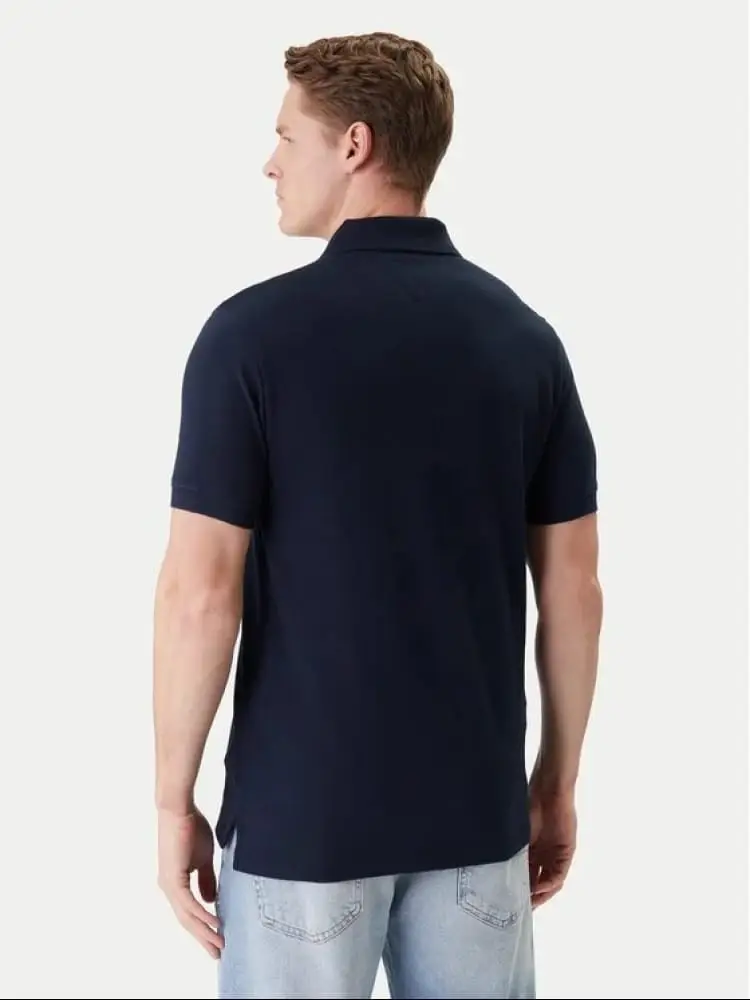 polo blu navy uomo mini logo miniatura 2