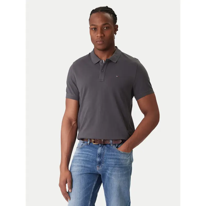 Tommy Jeans Polo Grigio 4143576