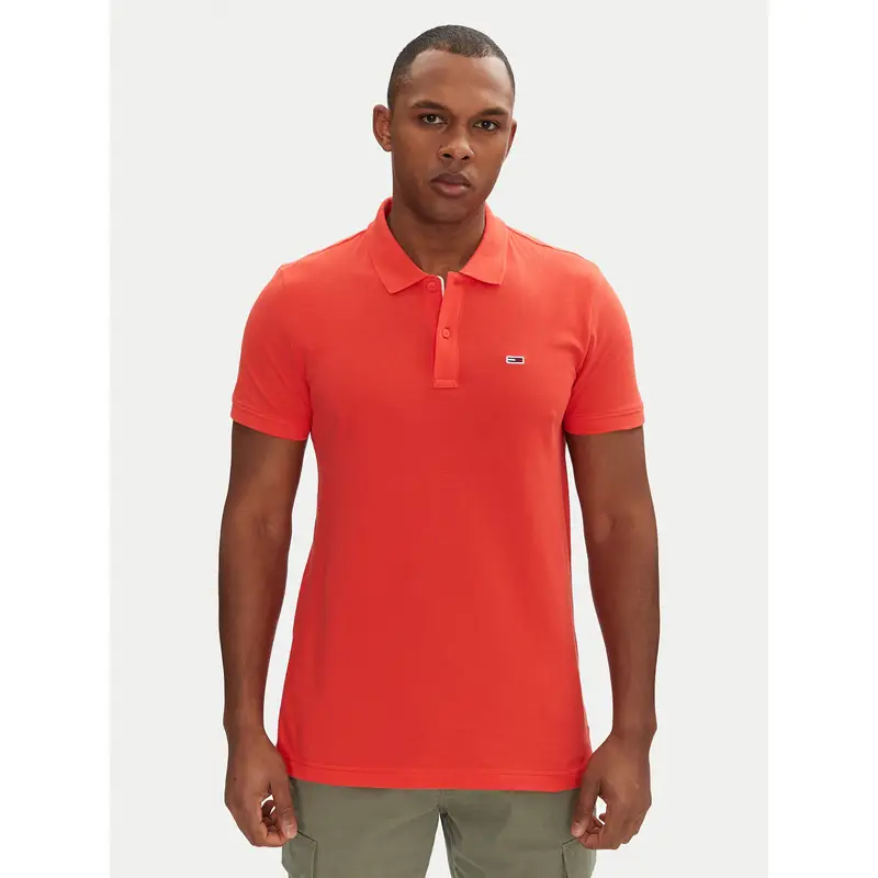 Tommy Jeans Polo Rosso 3212621