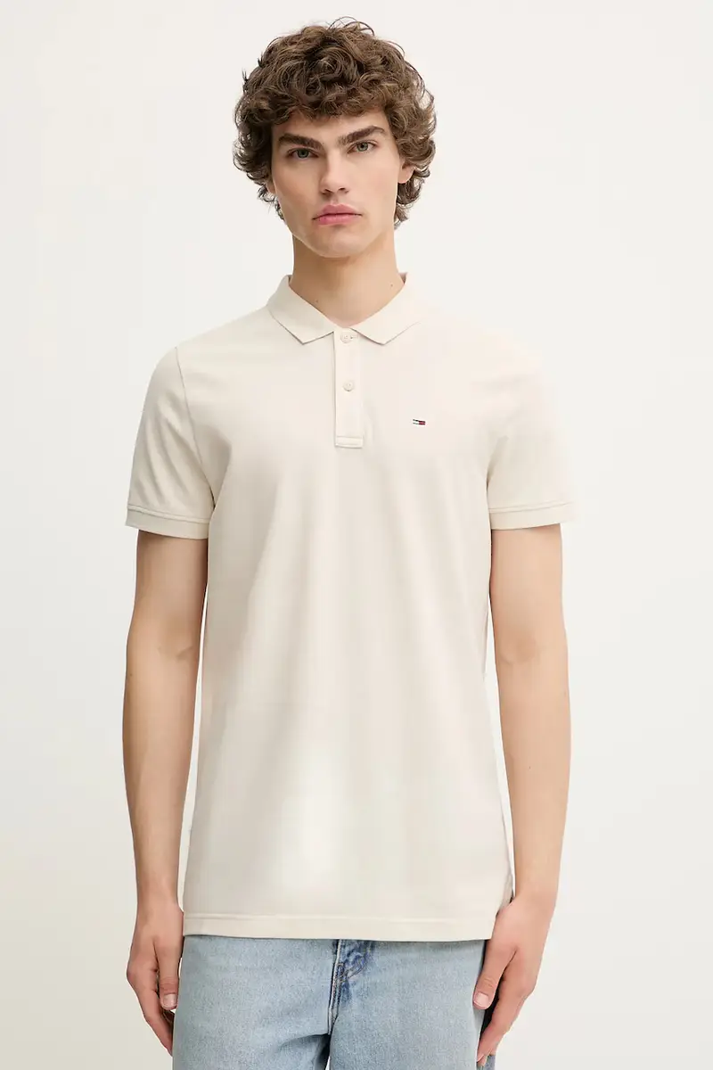 Tommy Jeans Polo Uomo Beige 3121345