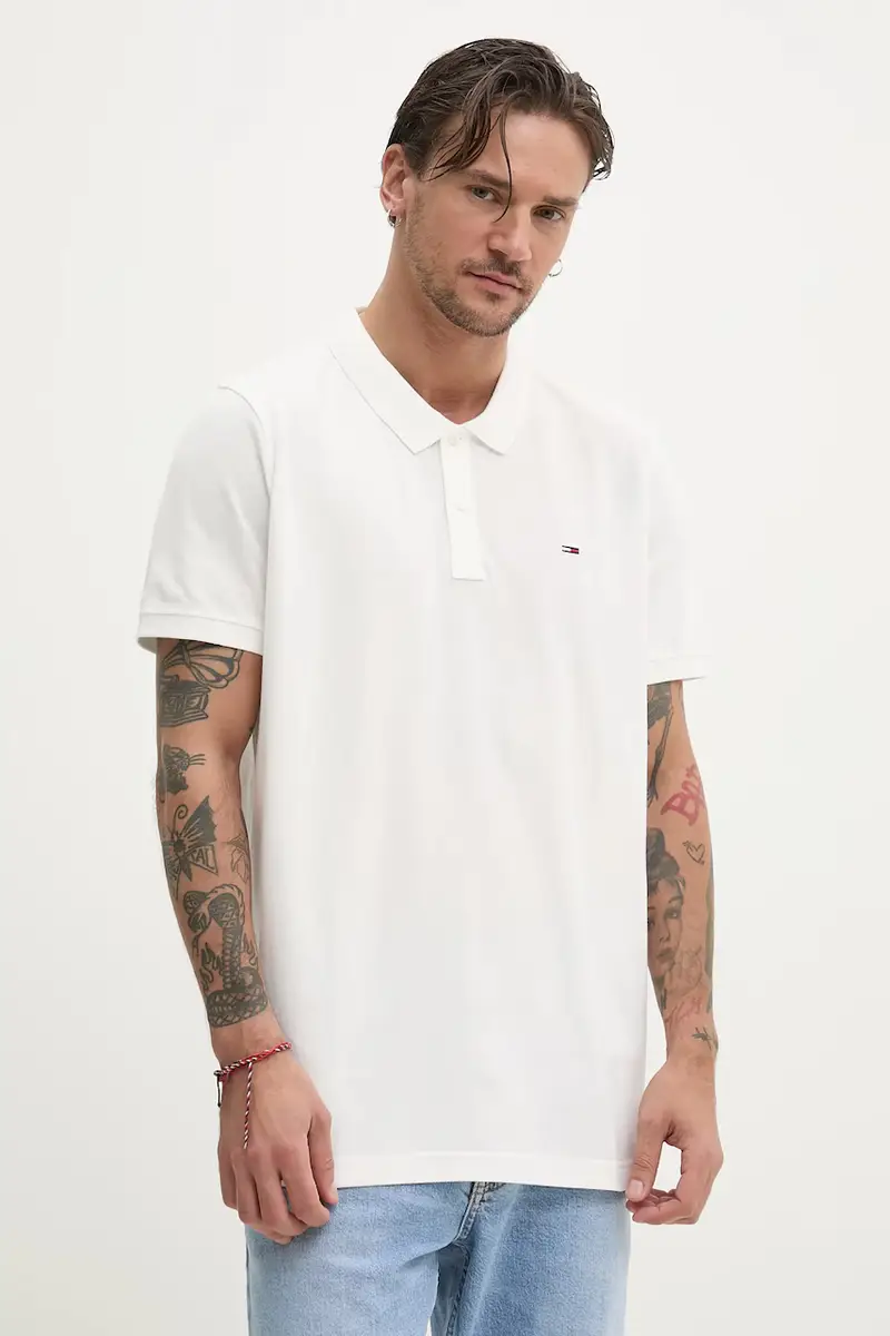 Tommy Jeans Polo Uomo Bianco 3804792