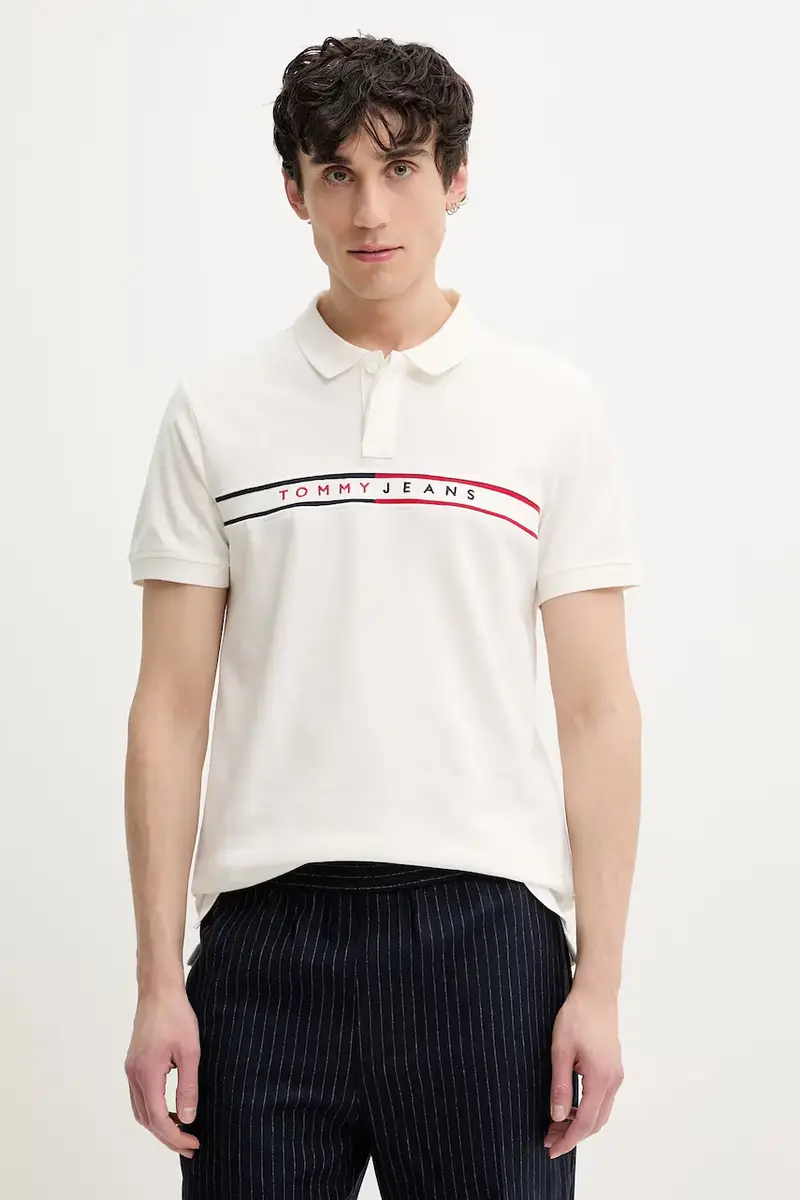 Tommy Jeans Polo Uomo Bianco 3124392