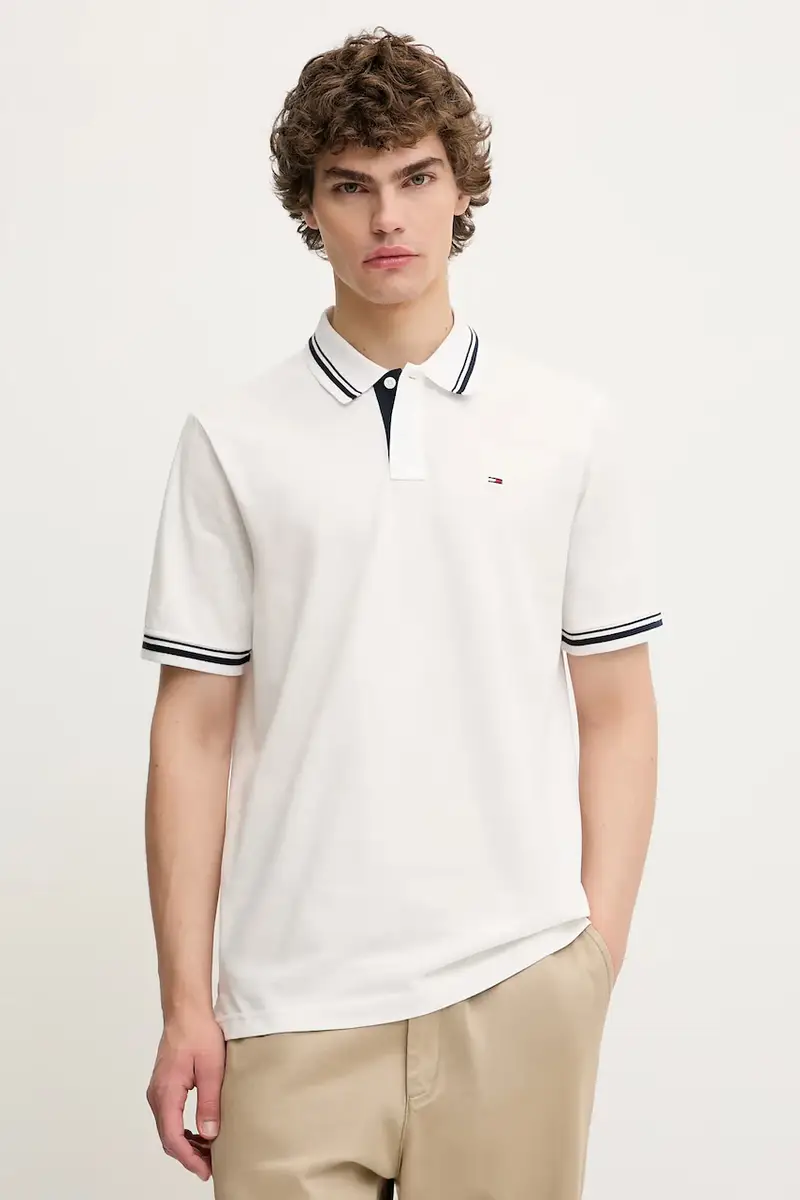 Tommy Jeans Polo Uomo Bianco 2885703