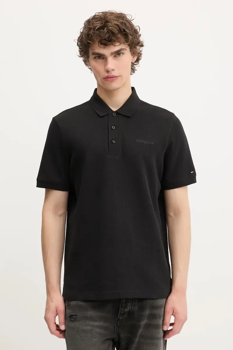 Tommy Jeans Polo Uomo Nero 2985142