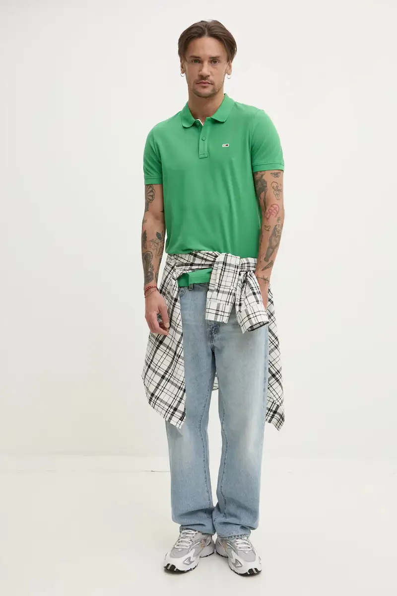 Tommy Jeans Jeans Uomo Verde 3158988 miniatura 2