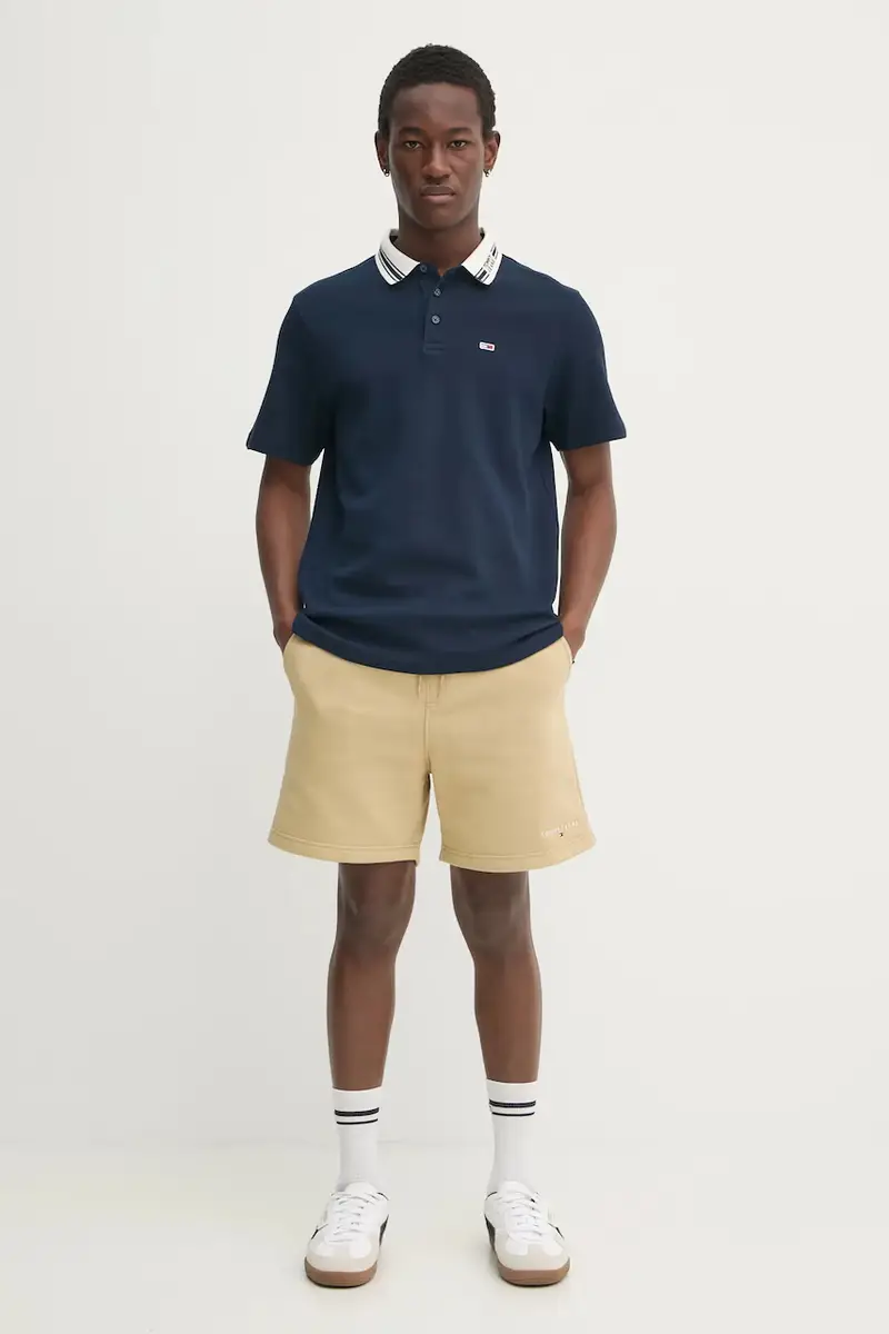 Tommy Jeans Polo Uomo Blu 3313885 miniatura 2